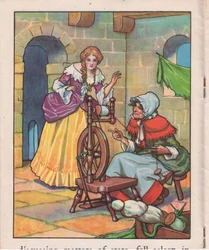 Alszik a forgó keréknél (litográfia)