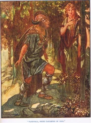 Búcsú Odin büszke lánya (litográfia)