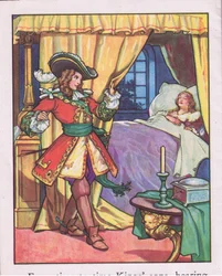 Elképedve állt a lány szépségén (litho)