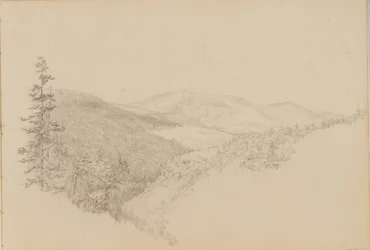 Kauterskill Clove a Sketchbook of Landscape and Animal Subjectsből, kb. 1860-64.