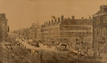 Broadway, New York, 1836 (Webb