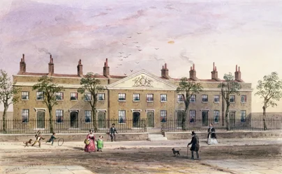 Clothworkers Almshouses a Frog Lane-ben