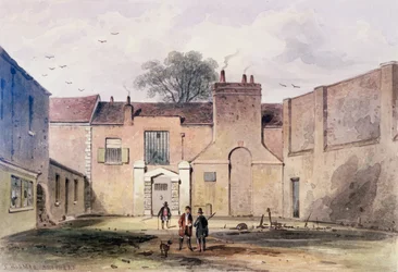 Bejárat a Tothill Fields-i börtönbe, 1850