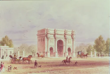 Márványív, 1851 körül