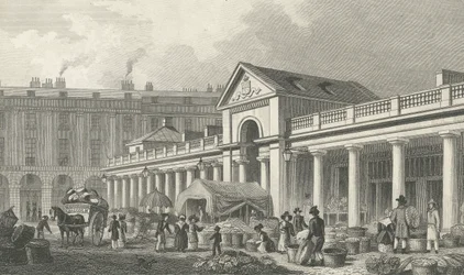 Az N.W. az új Covent Garden piac homlokzata, 1827-30