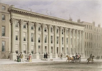 The Royal Institution of Great Britain, Albemarle Street, 1838 körül