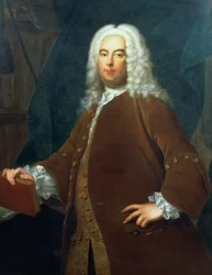 Georg Friedrich Händel (1685-1759) portréja, kb. 1736