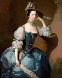 Margaret, Lady Oxenden portréja, 1755 körül (olaj, vászon)