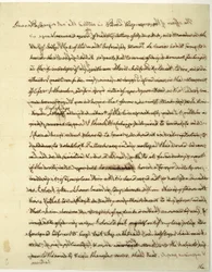 Az Egyesült Államok francia minisztereként aláírt autogramlevél Dr. John Page-nek