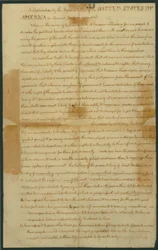 A Függetlenségi Nyilatkozat tervezete, 1776. július 4