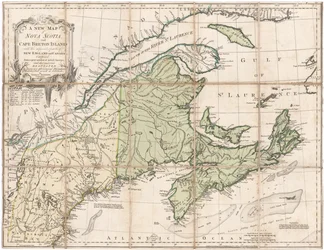 Új-Skócia térképe, Jefferys