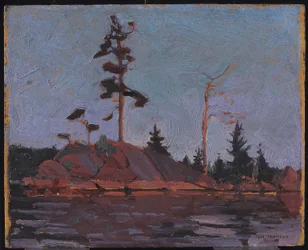 Algonquin Park, 1916 (olaj, kompozit cellulózlemezen)