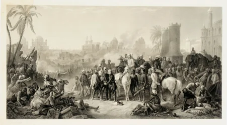 Lucknow megkönnyebbülése, Havelock, Outram és Sir Colin Campbell diadalmas találkozója, 1862