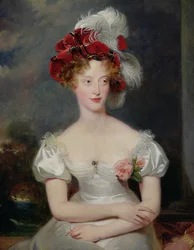Berry hercegnő (1798-1870) 1825 körül (olaj, vászon)