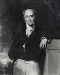 Charles Grey, Earl Gray (1764-1845) portréja, J. Cochran metszete