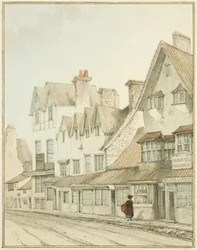 A West Street déli oldala, Lawfords Gate nélkül (ceruza és akvarell papíron)