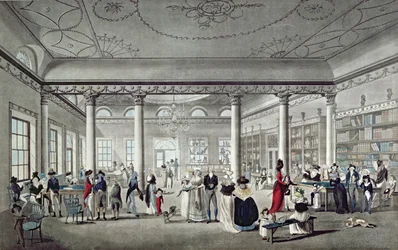 Hall könyvtára Margate-ben, 1789