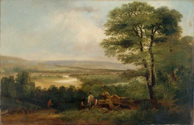 Tájkép: kilátás Northumberlandben