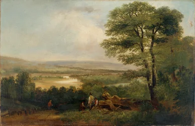 "Tájkép: Kilátás Northumberlandben", 1804-1848