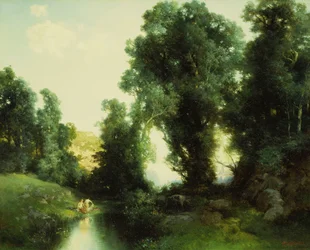 The Bathing Hole, Cuernavaca, Mexikó, 1913