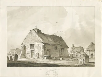 Bednall templom: szépia rajz, nd [?1838]