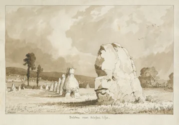 Bolstone, Kinver Edge közelében: szépia rajz