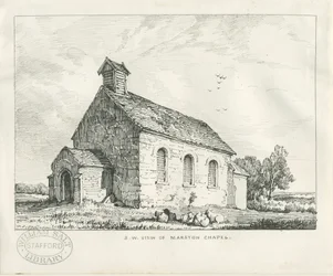 Stafford - Marston Chapel: toll- és tusrajz