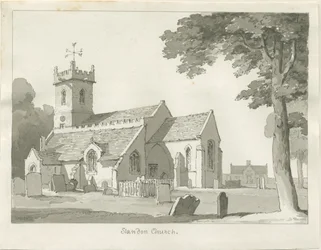 Standon Hall: toll- és tusrajz, és [?19. század közepe] (rajz)