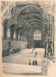 A Westminster Hall belseje, Westminster Palace, 1902