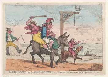 Bloody Boney, a tetemmészáros kilépett a kereskedelemből, és visszavonult Madárijesztő-szigetre,..., 1814. április 12.