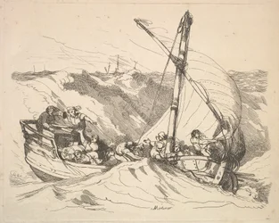 Hajó viharban a tengeren, 1784-88.