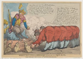 Broad Bottoms Hollandiában új királyukat imádva, 1806. július 23., 1806. július 23.