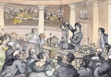 Chemical Lectures, 1809 körül (későbbi színezés)