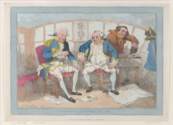 Commanders Engaged at Sea, [1785], újra kiadva 1802. július 1-jén, [1785], újra kiadva 1802. július 1-jén.
