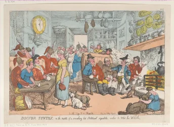 Doctor Syntax, In the Middle of a Smoking Fort Political Squabble, Wishs to Whe..., 1813. augusztus 31..