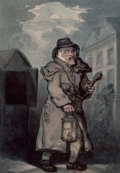 Éjjeli őr, 18. század vége