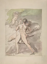 Meztelen pár ölelés, 1780-1827.