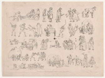 4. tábla, Ábrák, tájak és szarvasmarhák körvonalai...tanulók használatára, Ma..., 1790. március 8.