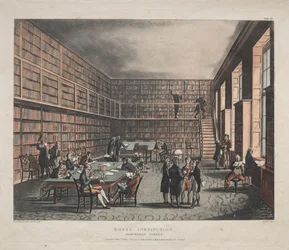 Királyi Intézet, Albemarle Street, 1809.