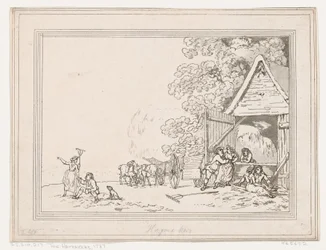 A szénakészítők, 1787., 1787.