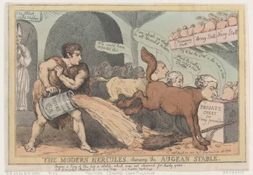 A modern Herkules, az Augeai istálló megtisztítása, 1805. április 23., 1805. április 23.