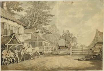 A Postaház, 1778-80 körül