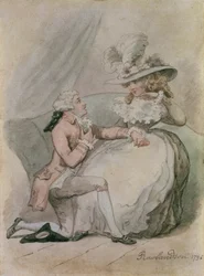 A javaslat, 1796 (tinta és wc papíron)