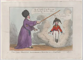 A yorki mágus, aki egy lábfejű fiút kapitánnyá alakít, 1809. február 25., 1809. február 25.