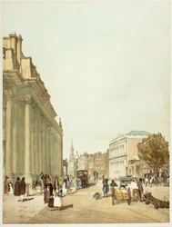Board of Trade, Whitehall, a Downing Street-ről, nyolcas tábla az Original Views of London, as It Is