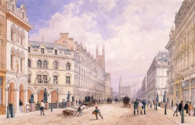 Holborn viadukt, London, 1871