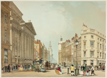Mansion House, Cheapside, első lemez az eredeti londoni kilátásokból, ahogy van