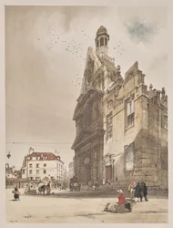 Festői építészet Párizsban, Gentben, Antwerpenben, Rouenben: St. Etienne du Mont, Párizs