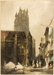 Festői építészet Párizsban, Gentben, Antwerpenben, Touenben stb.
