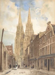 Bayeux kilátása, 1832.